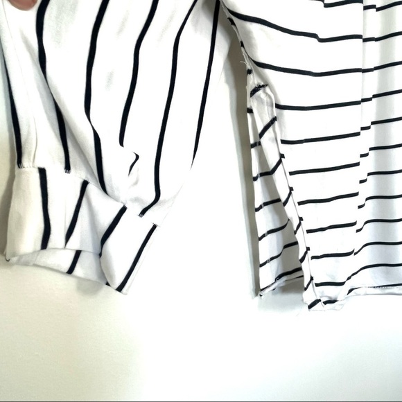 Free People Long Sleeve Can’t Fool Me Stripe Tee Top S - Picture 6 of 8